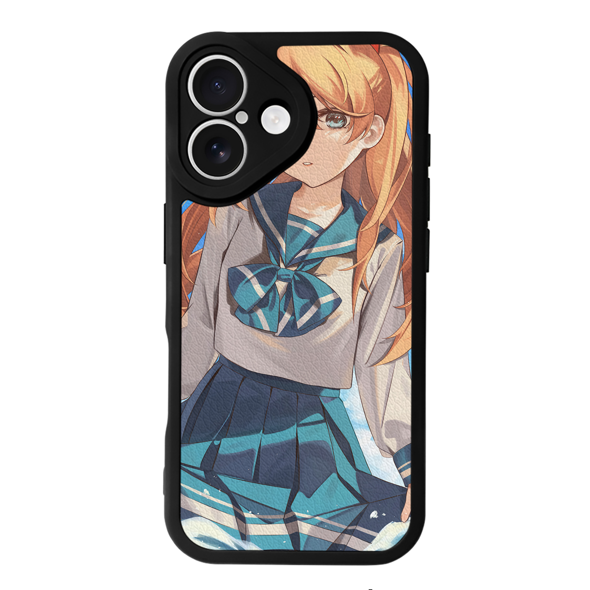 （画像用） EVA 新世紀エヴァンゲリオン 【iPhone 16シリーズ対応】シリコンスマホケース（レザー調） 材質：シリコン